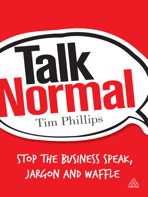 Title details for Talk Normal by Tim Phillips - Available